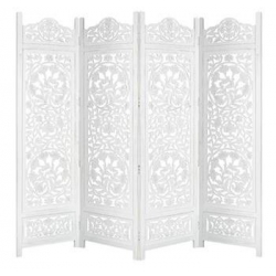 Screen Oval Jali White